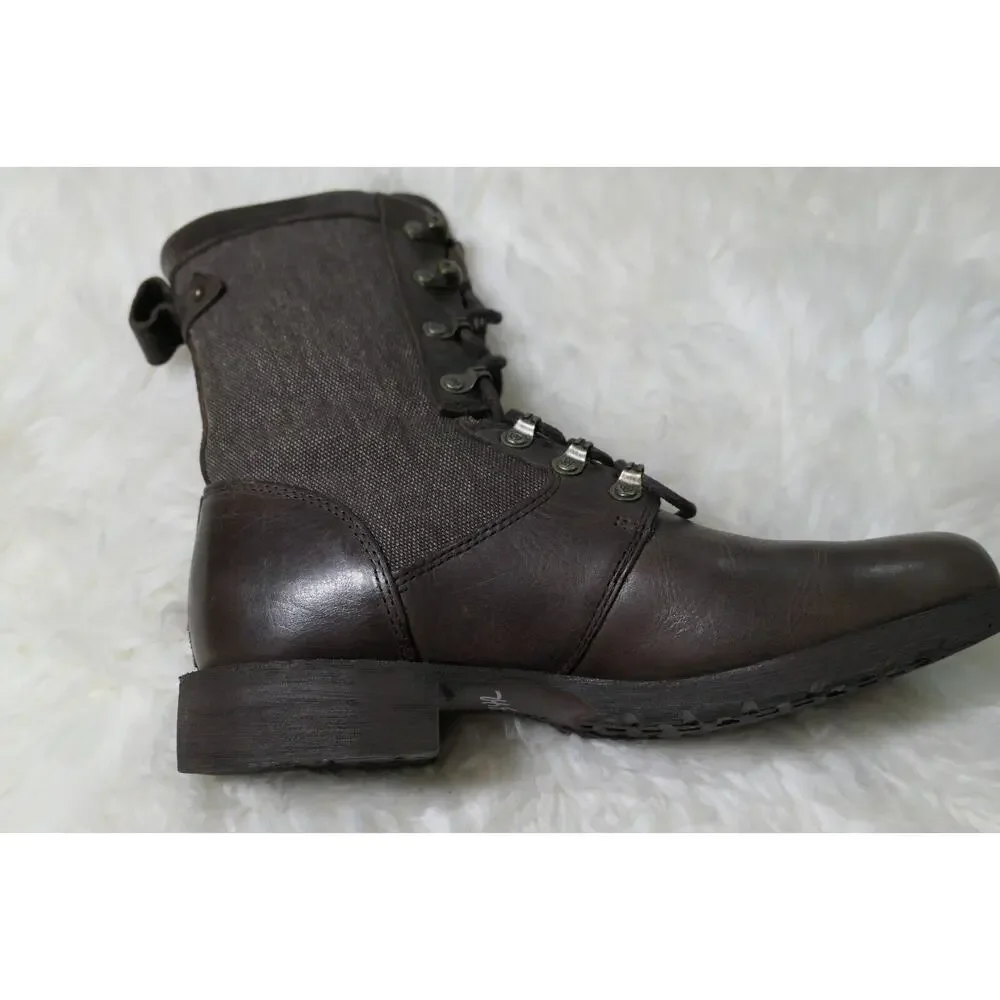 NWT Durango Drifter Womens 8" Coffee Brown Leather Military Size 9 Boots DRD0322 - Picture 4 of 16